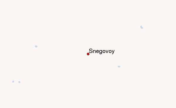 Snegovoy Location Map