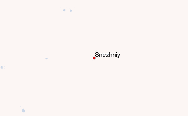 Snezhniy Location Map