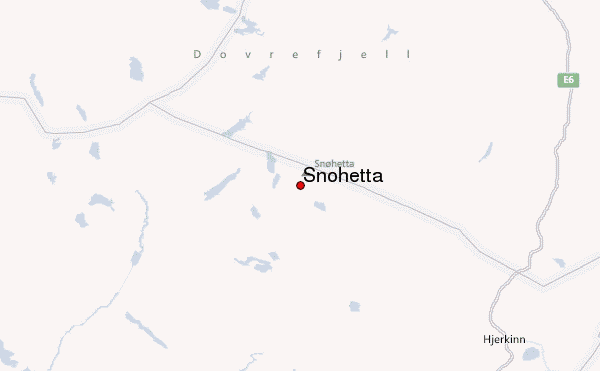 Snøhetta Location Map