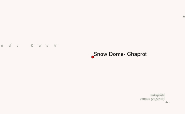 Snow Dome, Chaprot Location Map