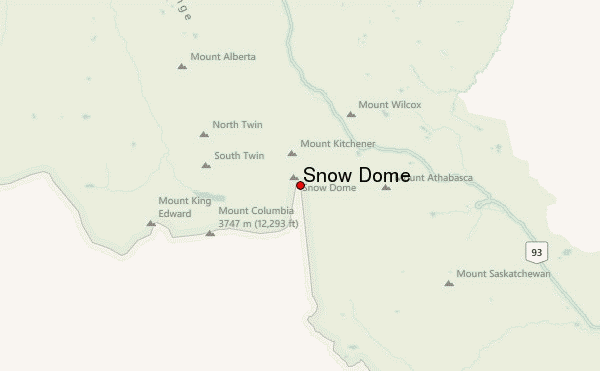 Snow Dome Location Map