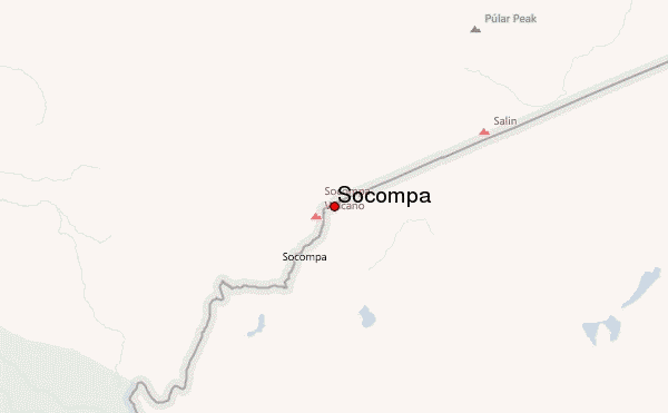 Socompa Location Map