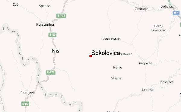 Sokolovica Location Map