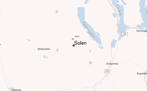 Sølen Location Map