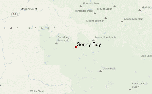 Sonny Boy Location Map