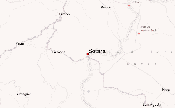 Sotara Location Map