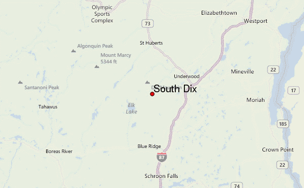 South Dix Location Map