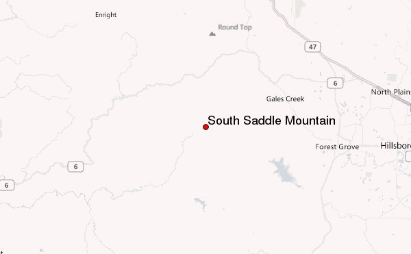 South Saddle Mountain Location Map