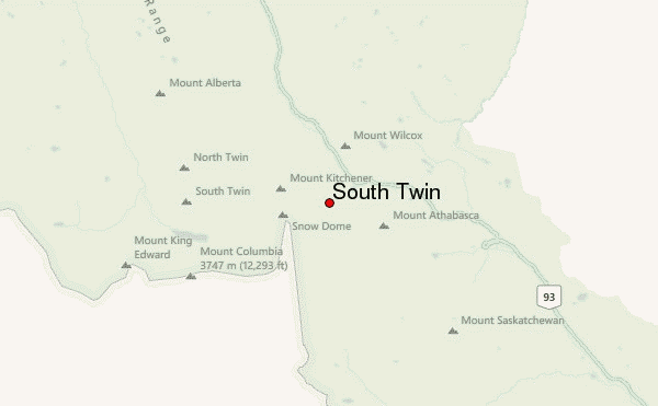 South Twin Location Map