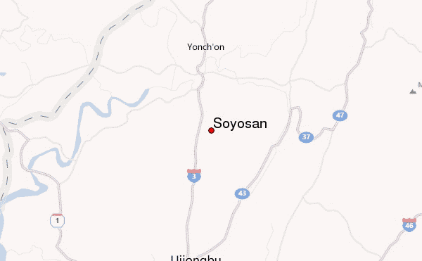 Soyosan Location Map