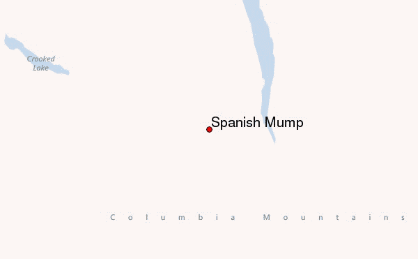 Spanish Mump Location Map