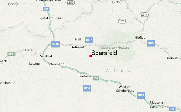 Sparafeld Location Map