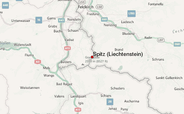 Spitz (Liechtenstein) Location Map