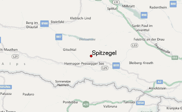 Spitzegel Location Map