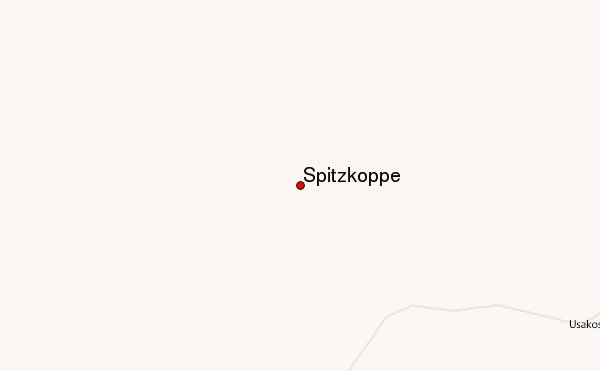 Spitzkoppe Location Map