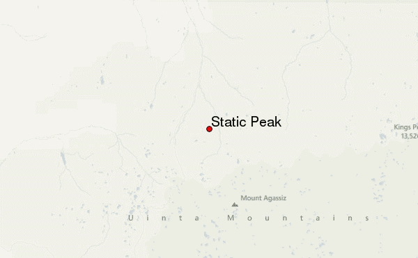 Static Peak Location Map