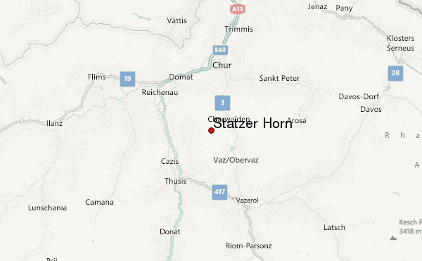 Stätzer Horn Location Map