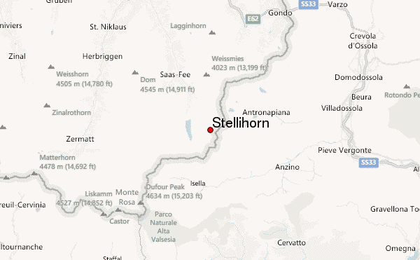 Stellihorn Location Map