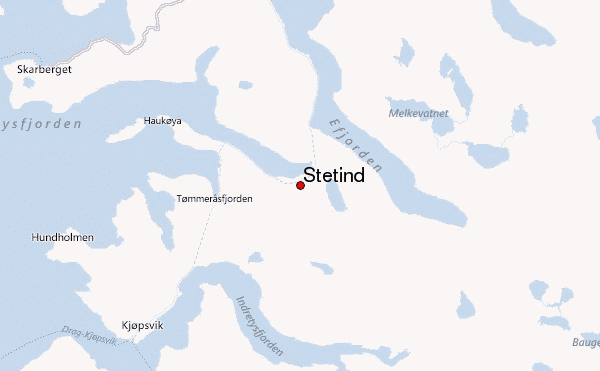 Stetind Location Map