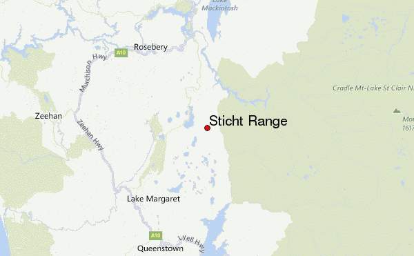 Sticht Range Location Map
