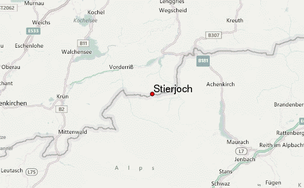 Stierjoch Location Map