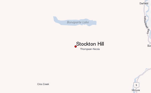 Stockton Hill Location Map