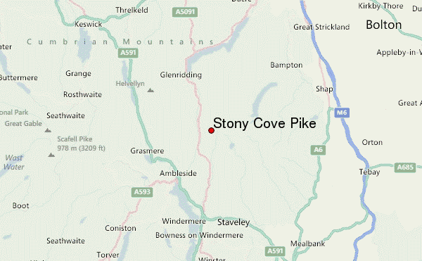 Stony Cove Pike Location Map