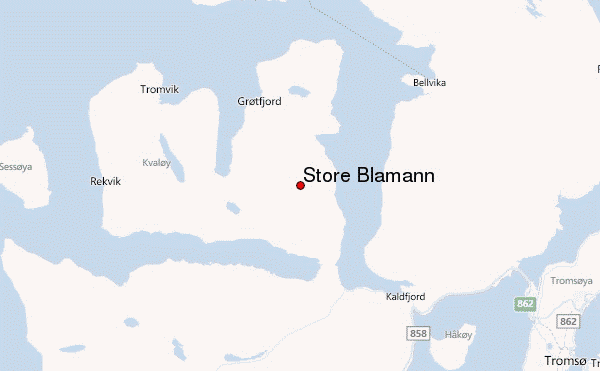 Store Blåmann Location Map