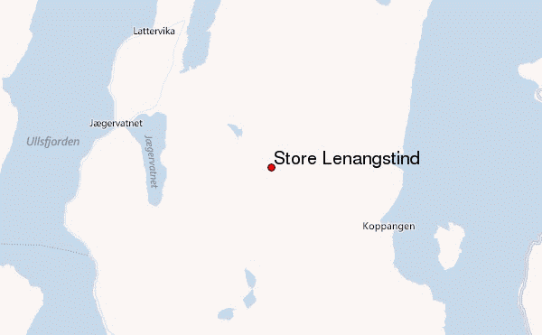 Store Lenangstind Location Map