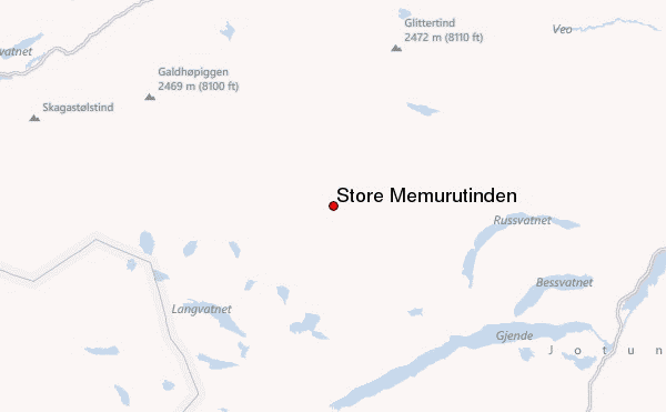 Store Memurutinden Location Map