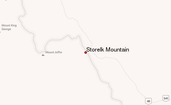 Storelk Mountain Location Map