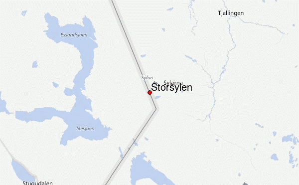 Storsylen Location Map