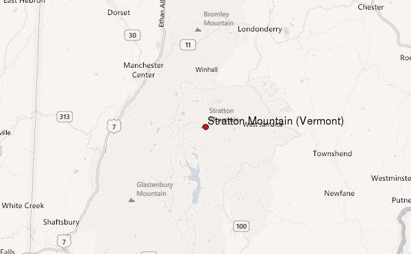 Stratton Mountain (Vermont) Location Map