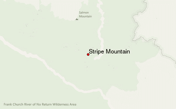 Stripe Mountain Location Map