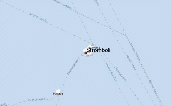 Stromboli Location Map
