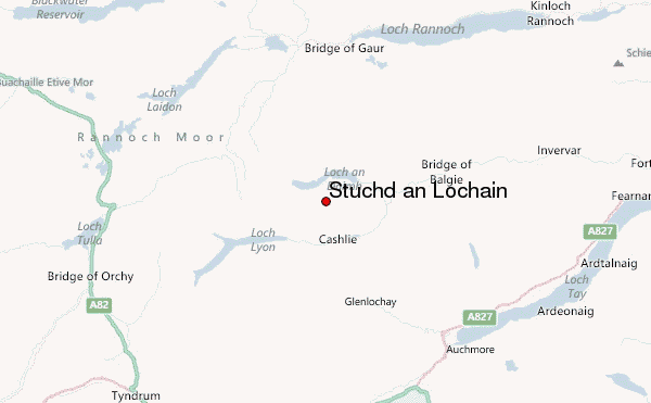 Stuchd an Lochain Location Map