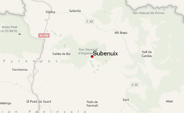 Subenuix Location Map