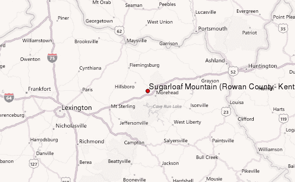 Sugarloaf Mountain Rowan County Kentucky Mountain Information