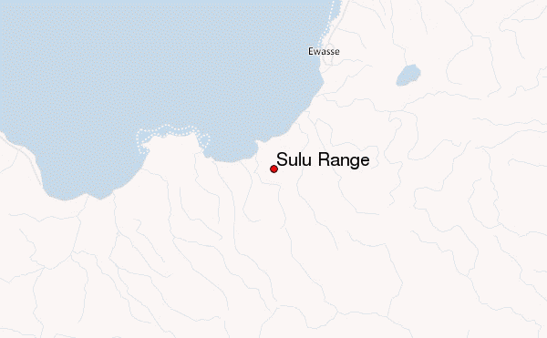 Sulu Range Location Map