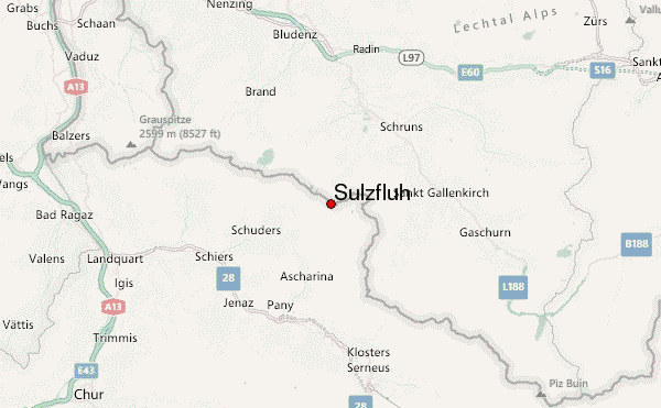 Sulzfluh Location Map