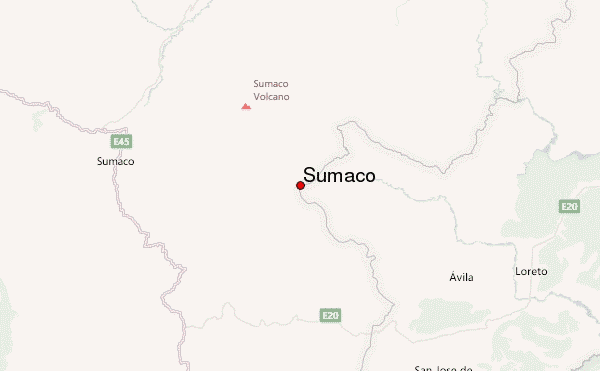 Sumaco Location Map