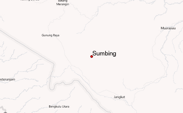 Sumbing Location Map