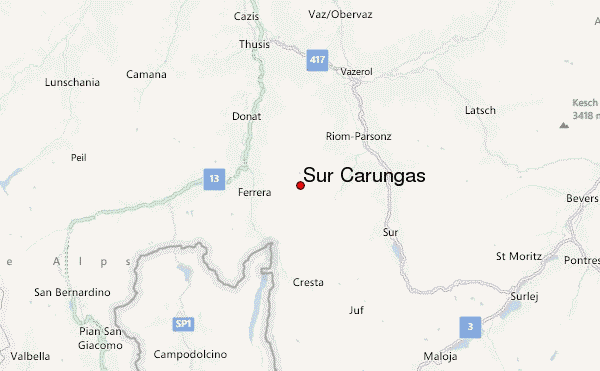 Sur Carungas Location Map