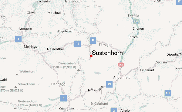 Sustenhorn Location Map