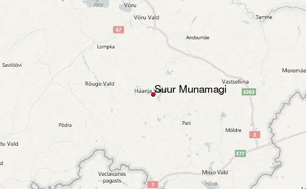 Suur Munamägi Location Map