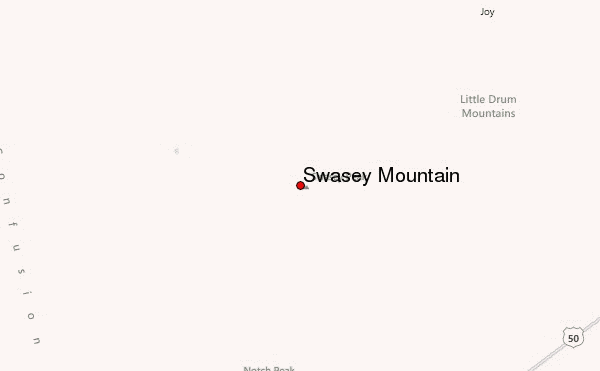 Swasey Mountain Location Map