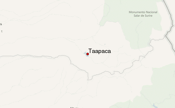 Taapaca Location Map