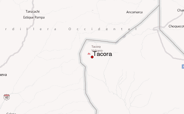 Tacora Location Map