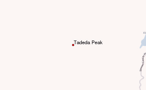 Tadeda Peak Location Map