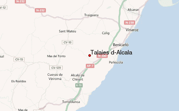 Talaies d'Alcalà Location Map